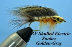 ARF Skulled Electric Zonker (set of 3 flies)