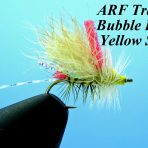 ARF Trailing Bubble Harey Yellow Stone (set of 3 flies)